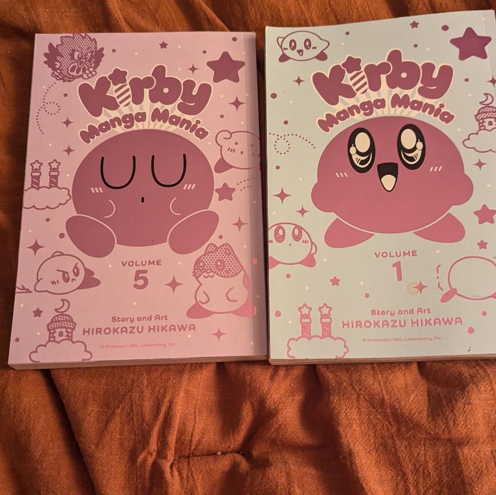 Kirby Nintendo manga mania volumes 1 and 5